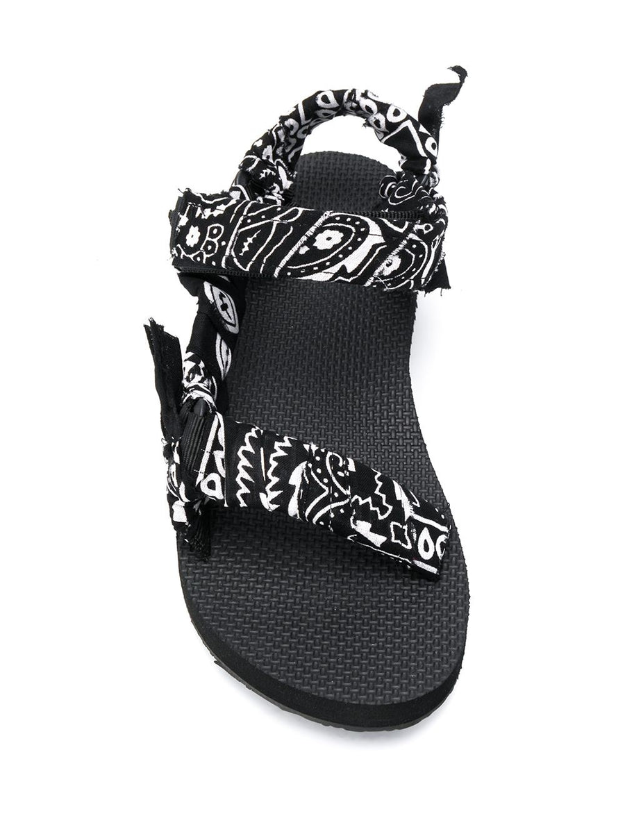 Arizona Love - Sandals - Black Kids Bandana Sandals