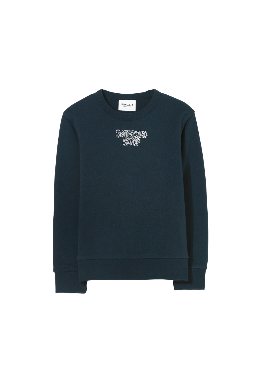 BRIAN Navy Skateboard - Crew Neck Sweatshirt