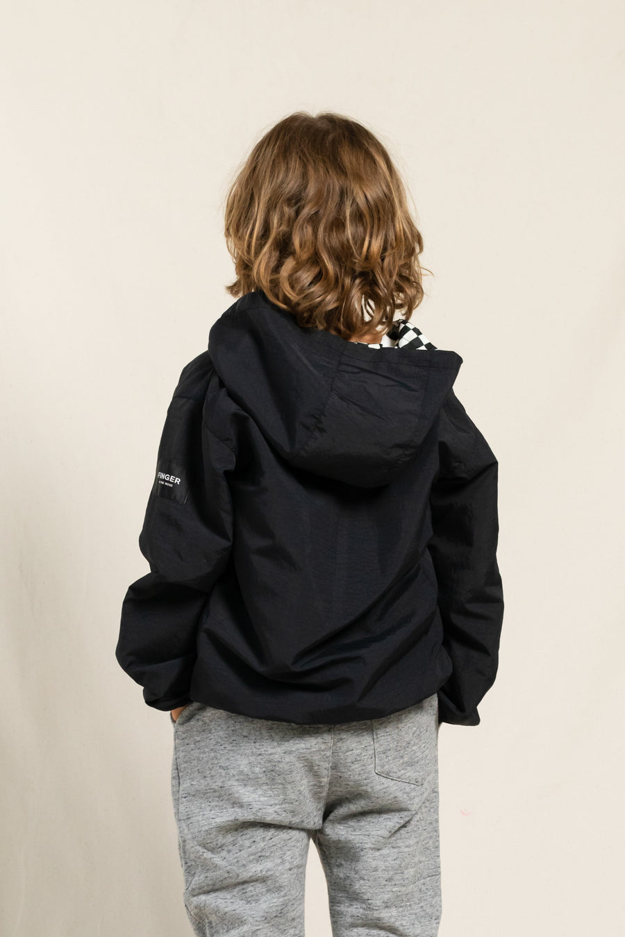 Finger in the Nose - Coats / Jackets - BUCKLEY WIND Ash Black - Reversible Hooded Jacket