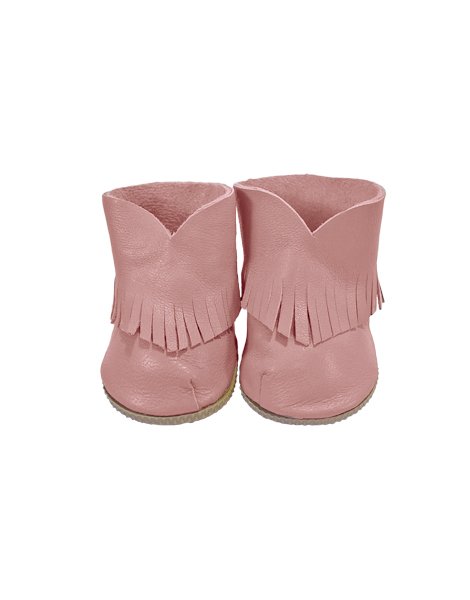 Gordis - Boots Boho en cuir Rose