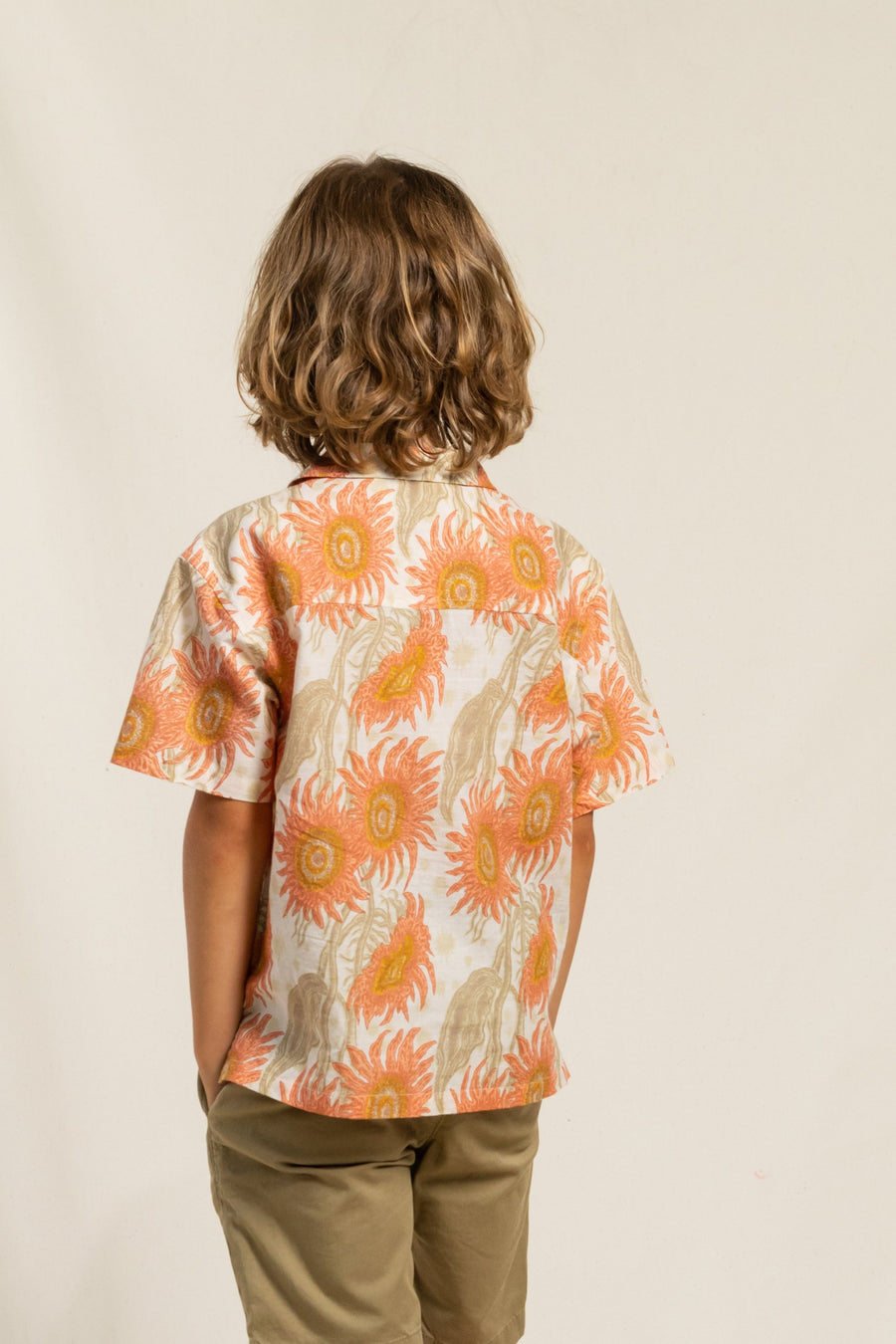 Finger in the Nose - Shirts - CHUCK Caramel Sunflower - Short Sleeve Shirt