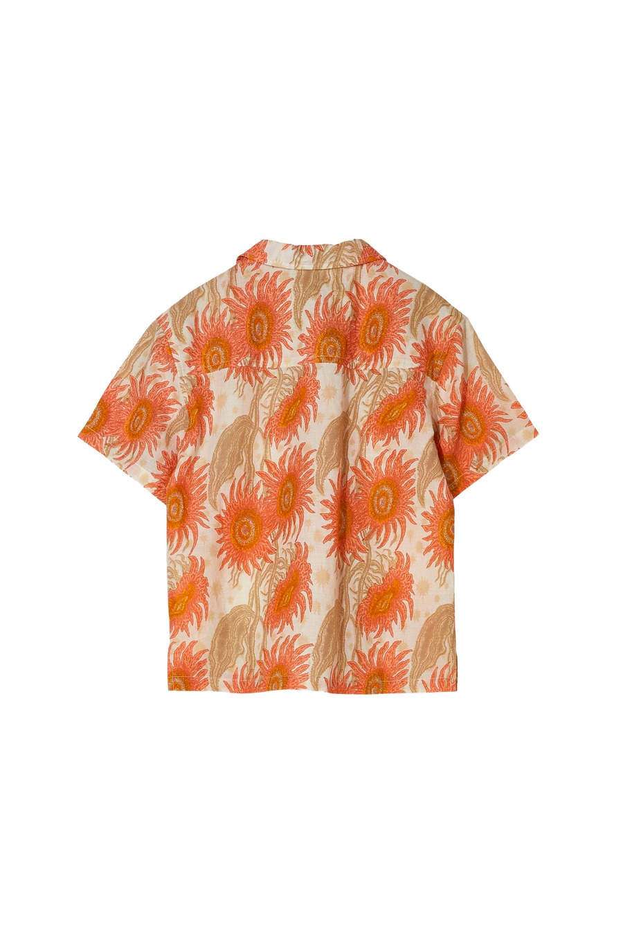 Finger in the Nose - Shirts - CHUCK Caramel Sunflower - Short Sleeve Shirt