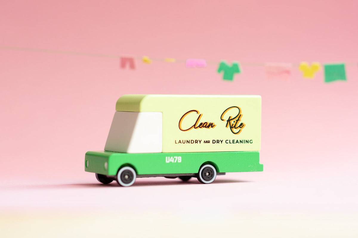 Jouet en bois - Laundry Van - voiture - Candylab