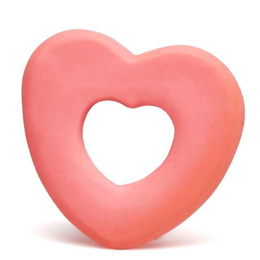 Anneau de dentition coeur