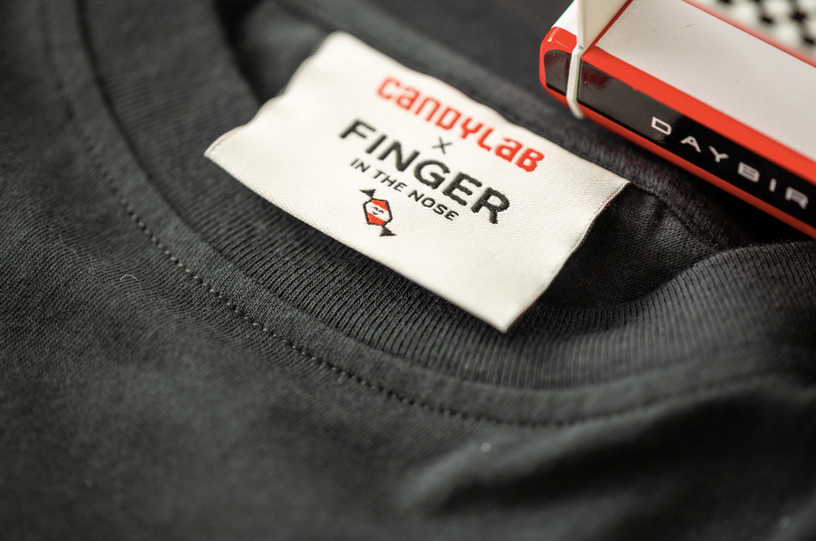 Finger in the Nose - Sweatshirts - HANK Heather Grey/Ash Black Sunbird - Raglan Sweater