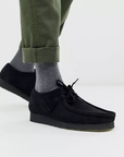 Wallabee Black Suede