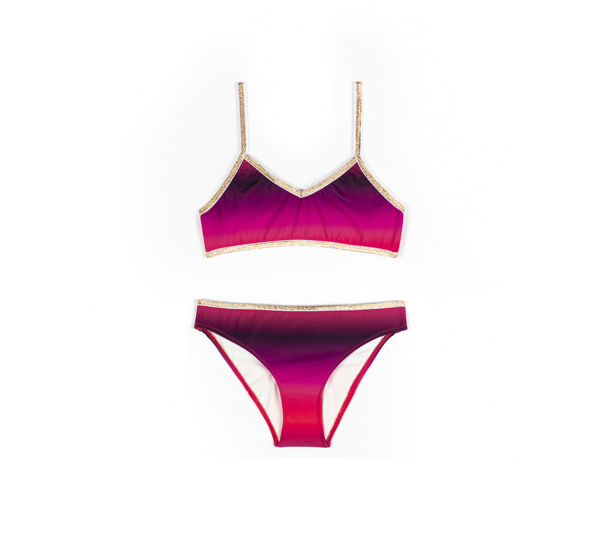 Maillot Deux Pièces Georgia Babe Pink Gradient