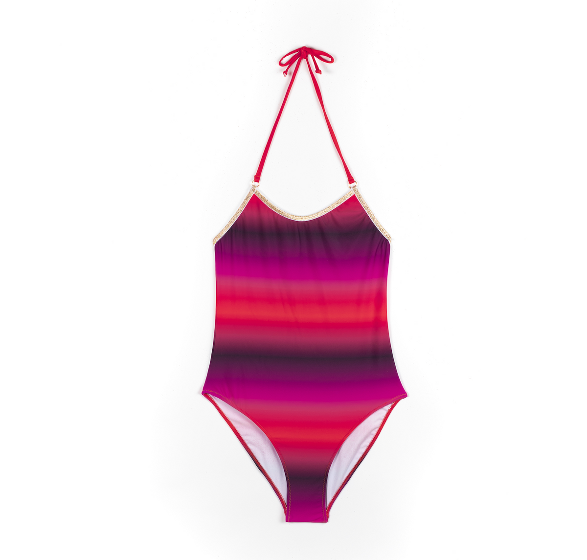 Maillot Une Pièce Bianca Pink Gradient