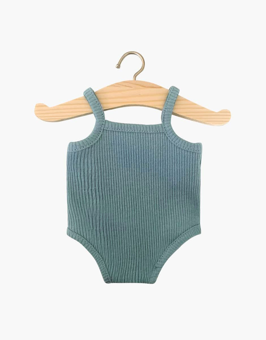 Gordis - Les P’tits Basiques – Body sans manches en bord côte paon