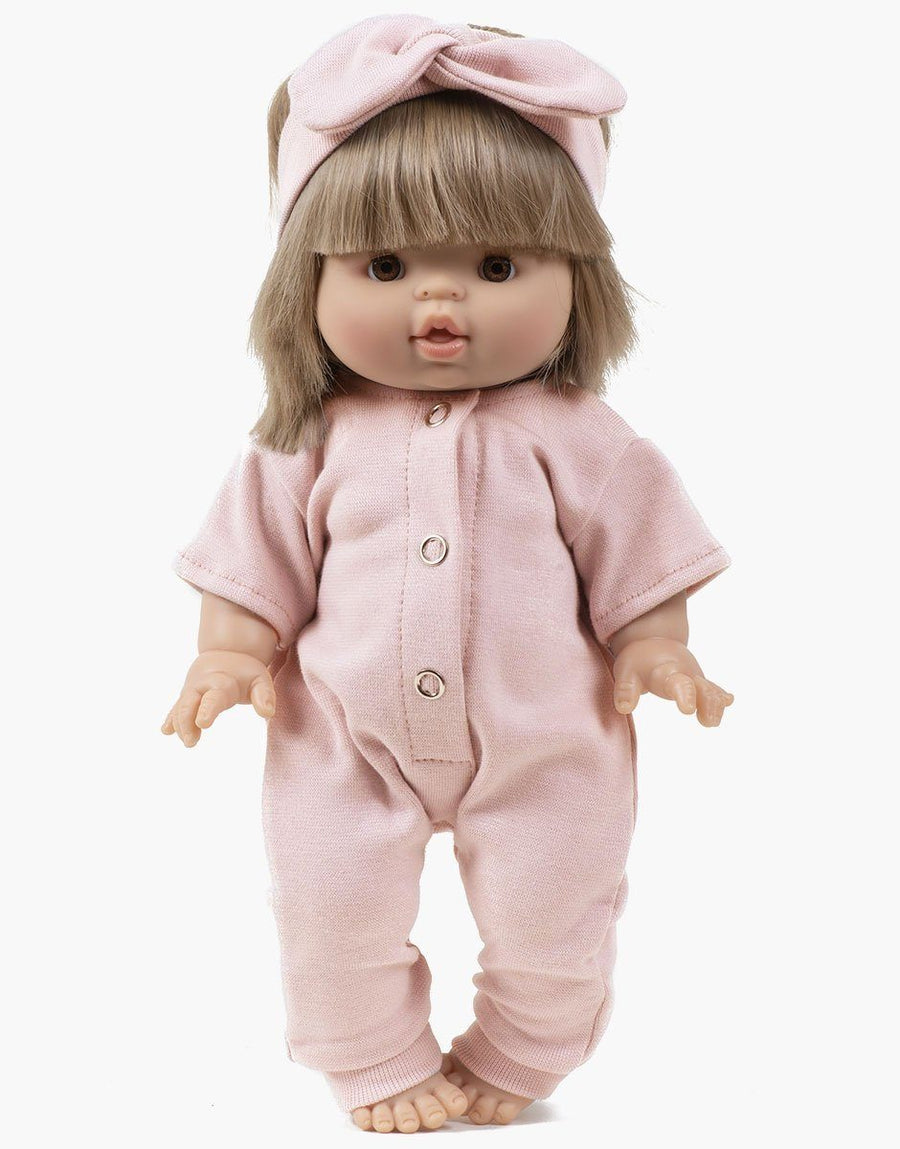 Gordis - Combinaison Lili et son headband en molleton Pétale