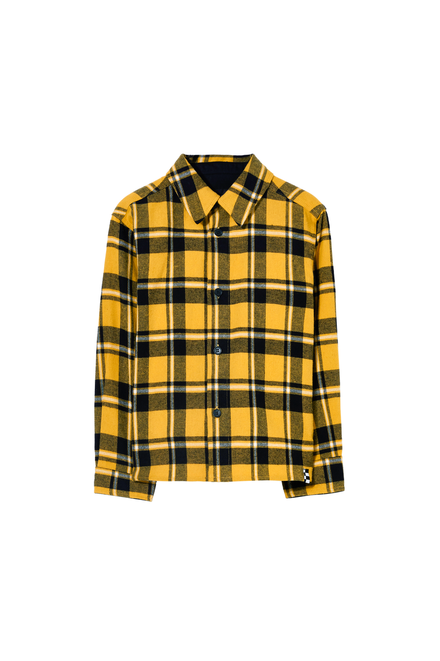 DUNKAN Warm Yellow - Cotton Long Sleeve Shirt