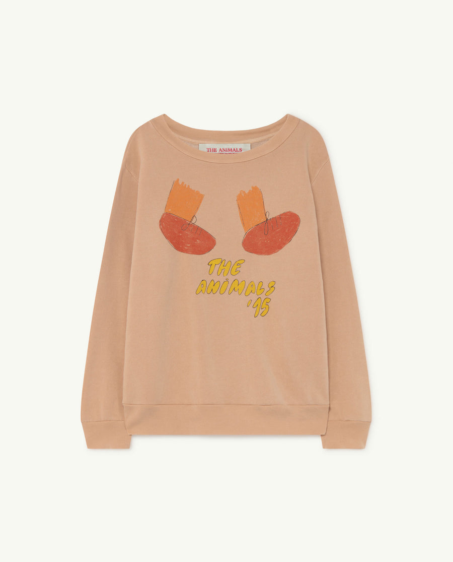 Bear Kids+ Sweatshirt Soft Pink Feet