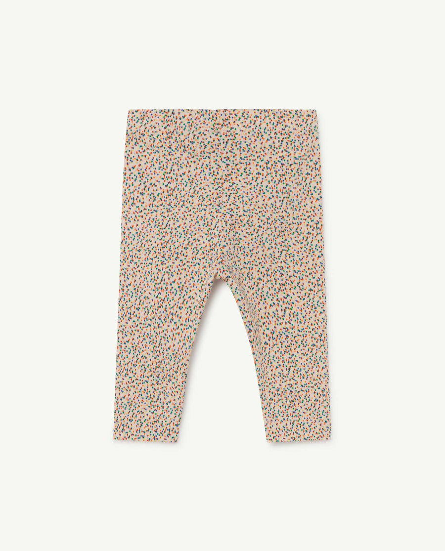 Penguin Baby Leggins White Dots