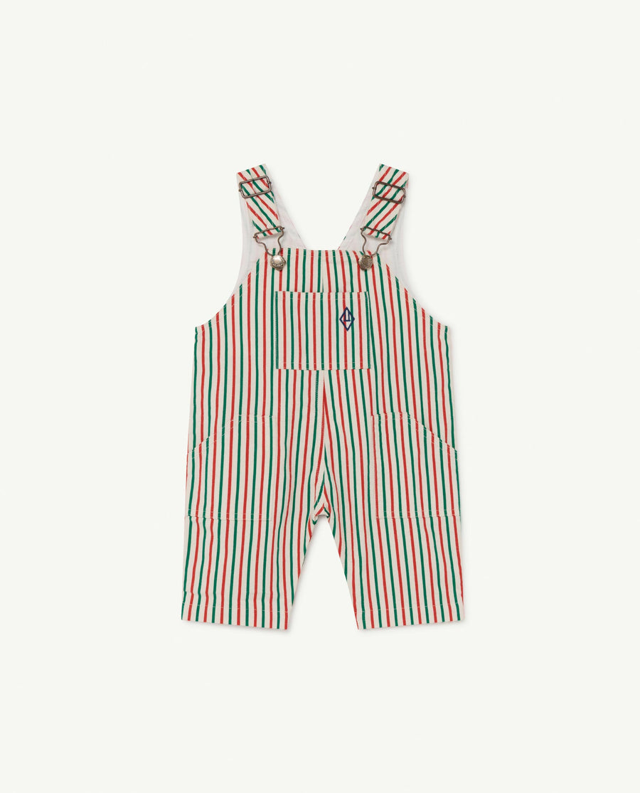 Mule Baby Jumpsuit White Stripes