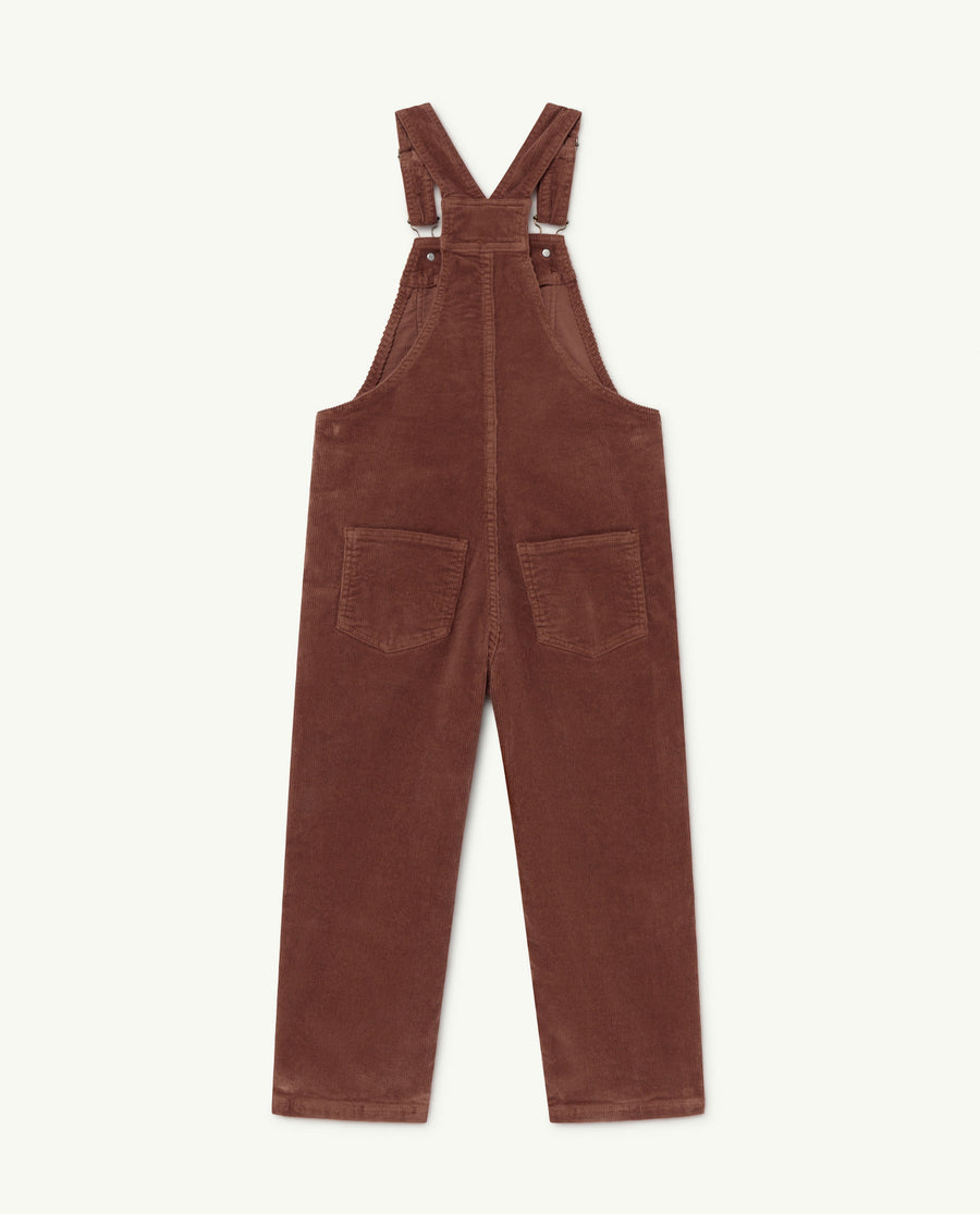 Mule Kids Jumpsuit Brown Logo