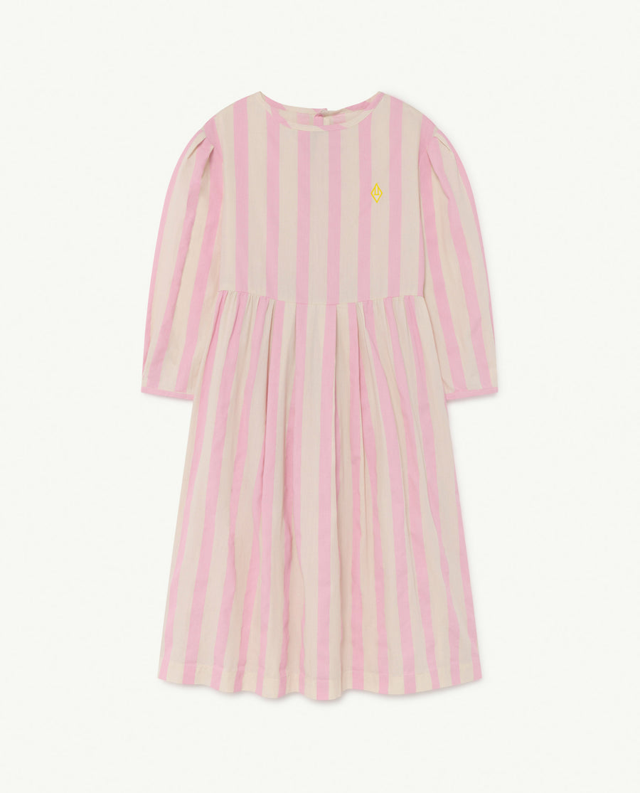 Bug Kids Dress White Stripes