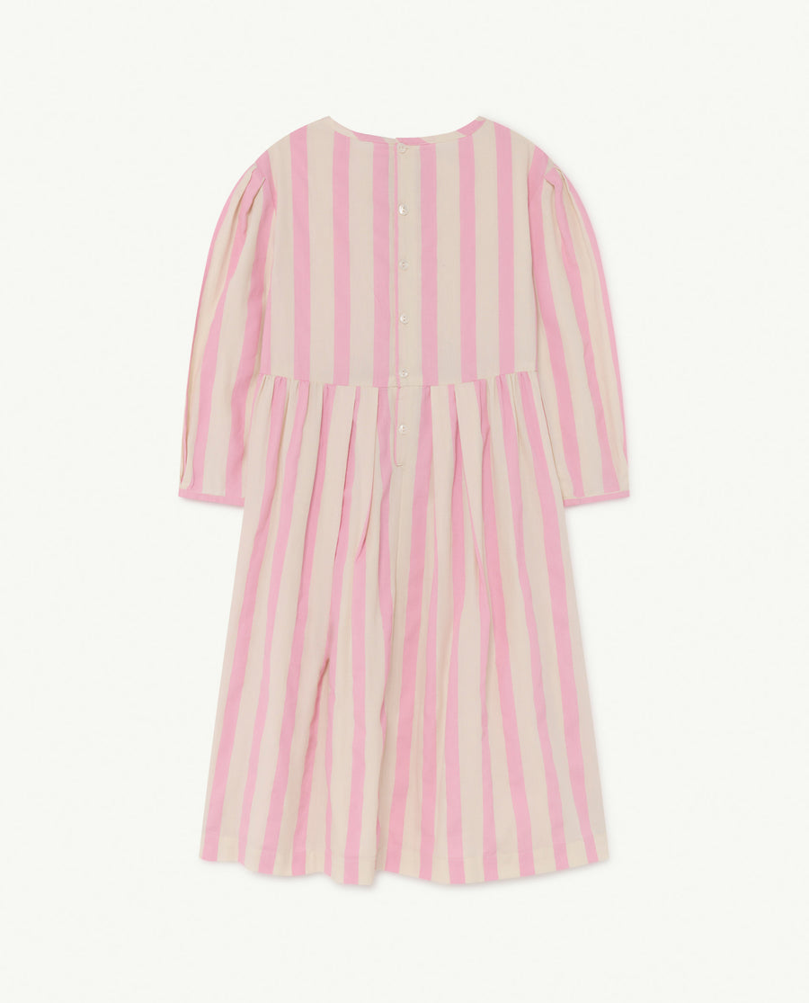 Bug Kids Dress White Stripes