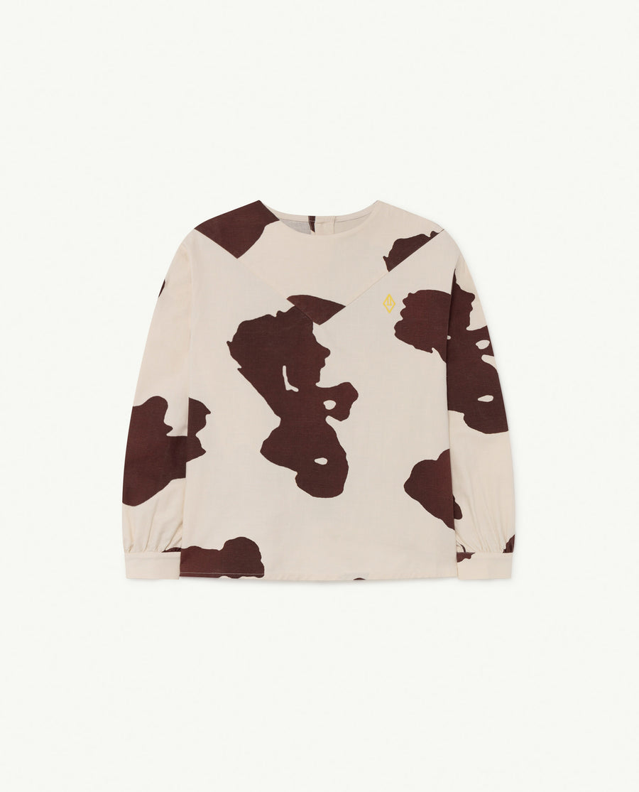 Marmot Kids Shirt White Cow