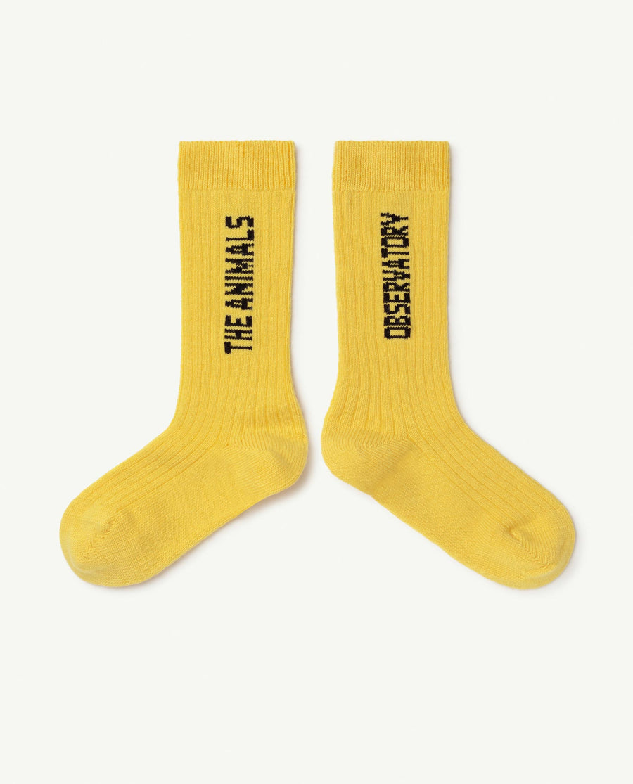 Worm Kids Socks Yellow