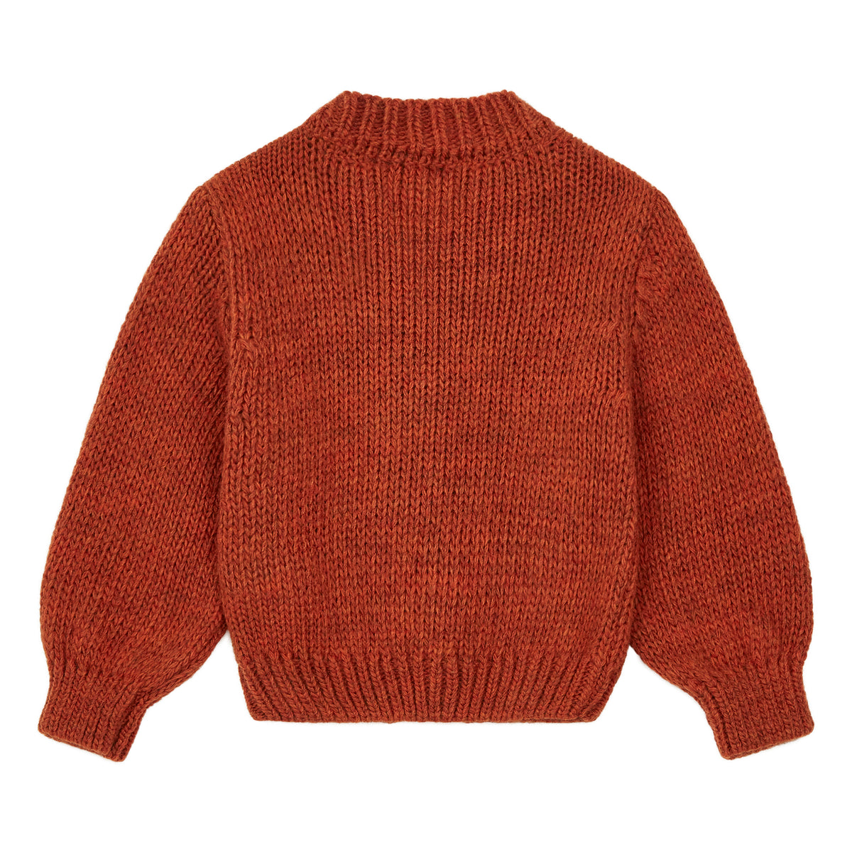 Cardigan Tricoté Burnt Orange