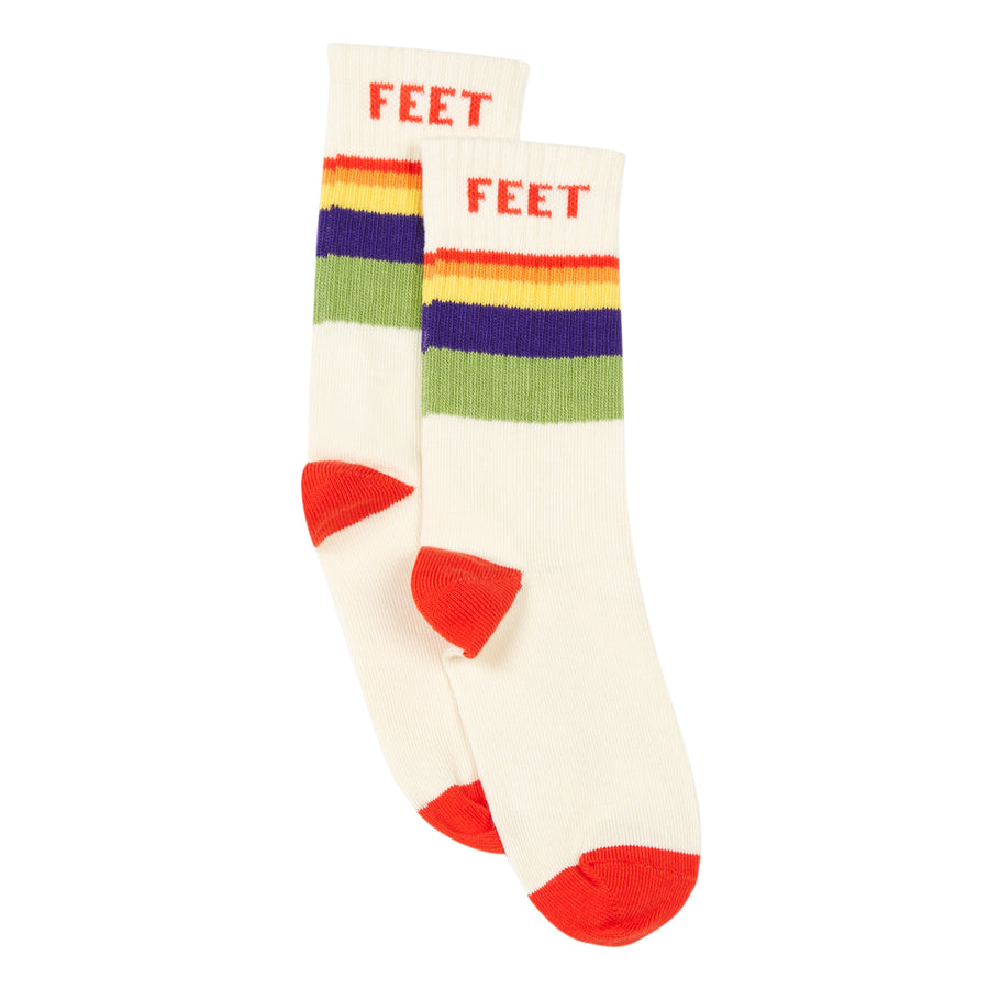 Pack 2 Chaussettes Cheesy Funky White