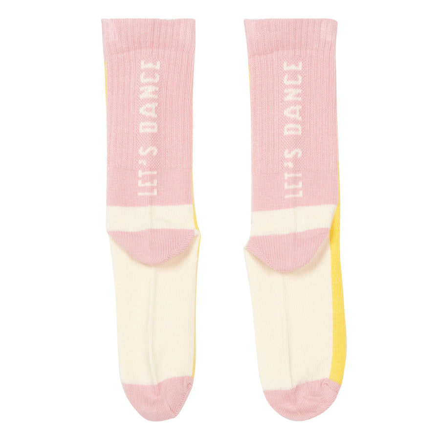 Pack 2 Chaussettes Cheesy Dance White