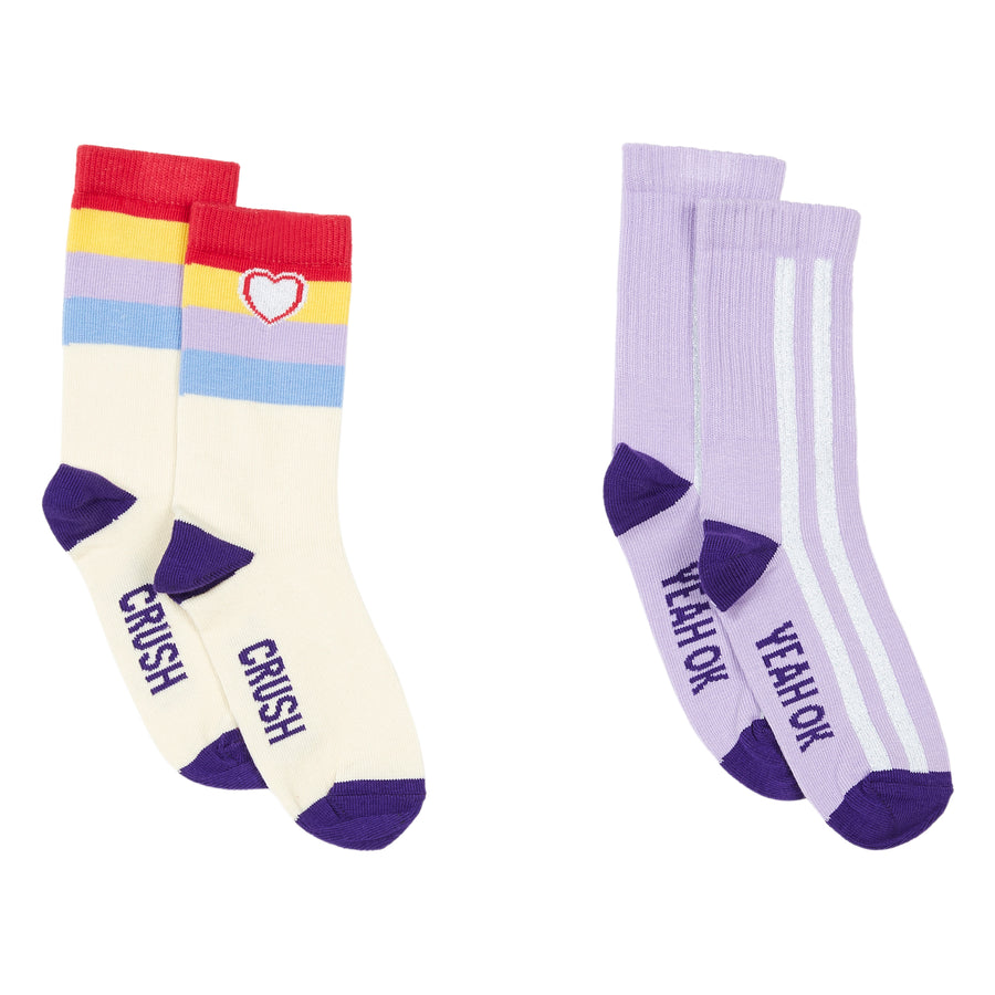 Pack 2 Chaussettes Sure Girl White