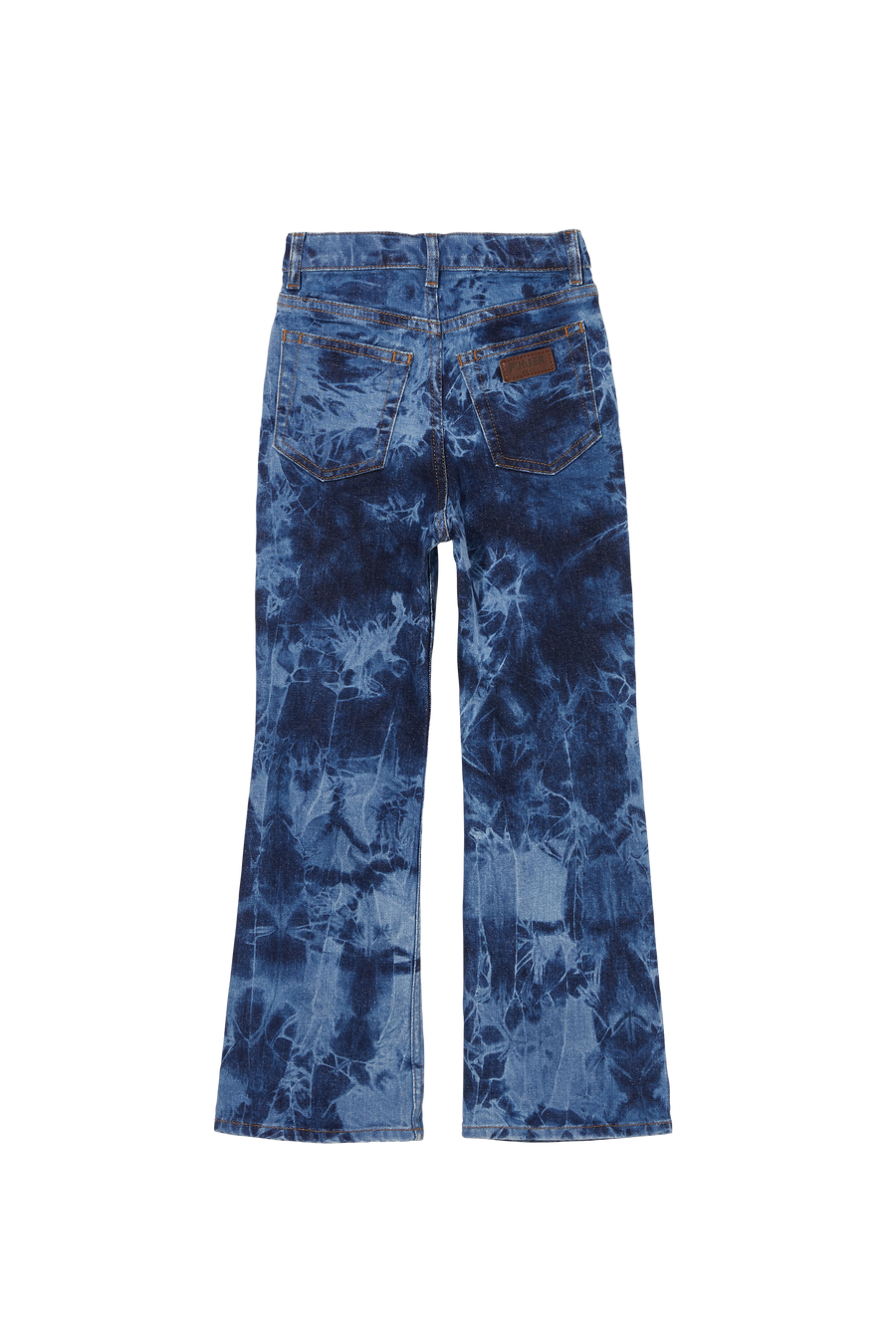 FIONA Blue Tie & Dye - Flare Fit Jeans