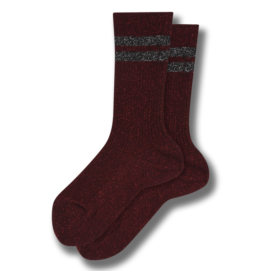 Florida Burgundy Stripes - Socks