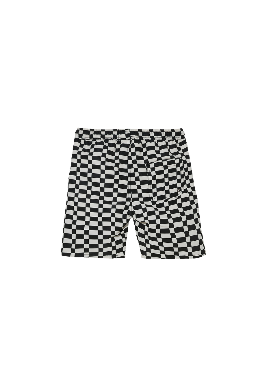 Finger in the Nose - Shorts - GOODBOY Ash Black/Off White Checkers - Surf Bermuda Shorts