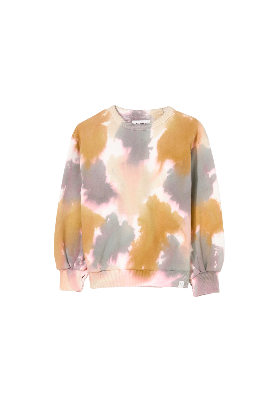 HIROKO Ecru Tie & Dye - Crew Neck Sweatshirt