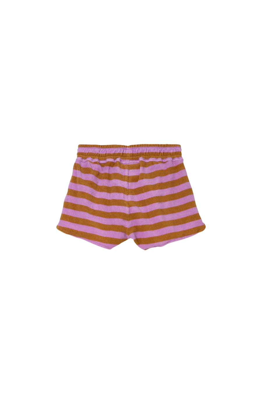 Finger in the Nose - Shorts - HOLIDAY Caramel/Parma Stripes - Elasticated Shorts