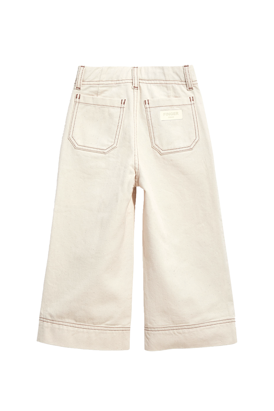 Finger in the Nose - Jeans - KATHERINE Raw Ecru - High Waist Wide Leg Pants