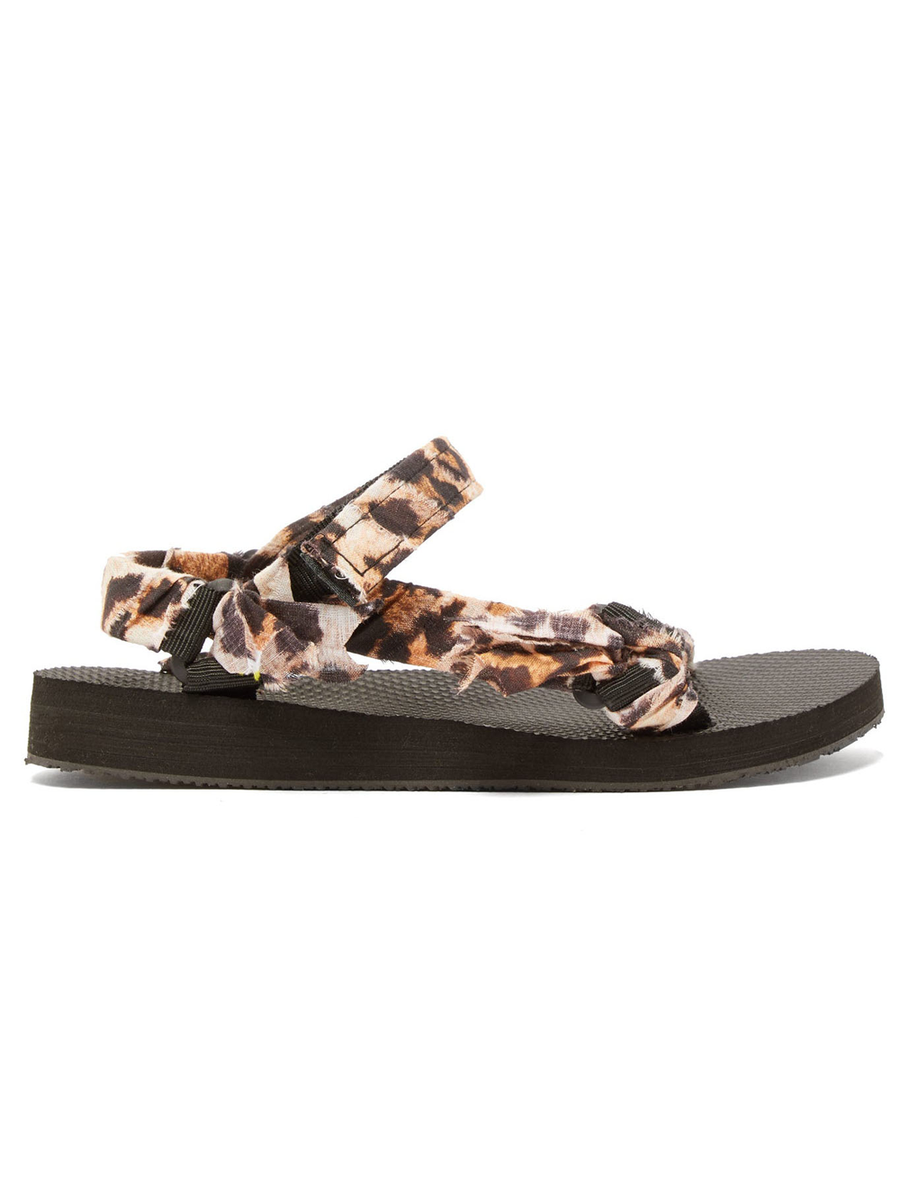 Arizona Love - Sandals - Leo Print Kids Bandana Sandals