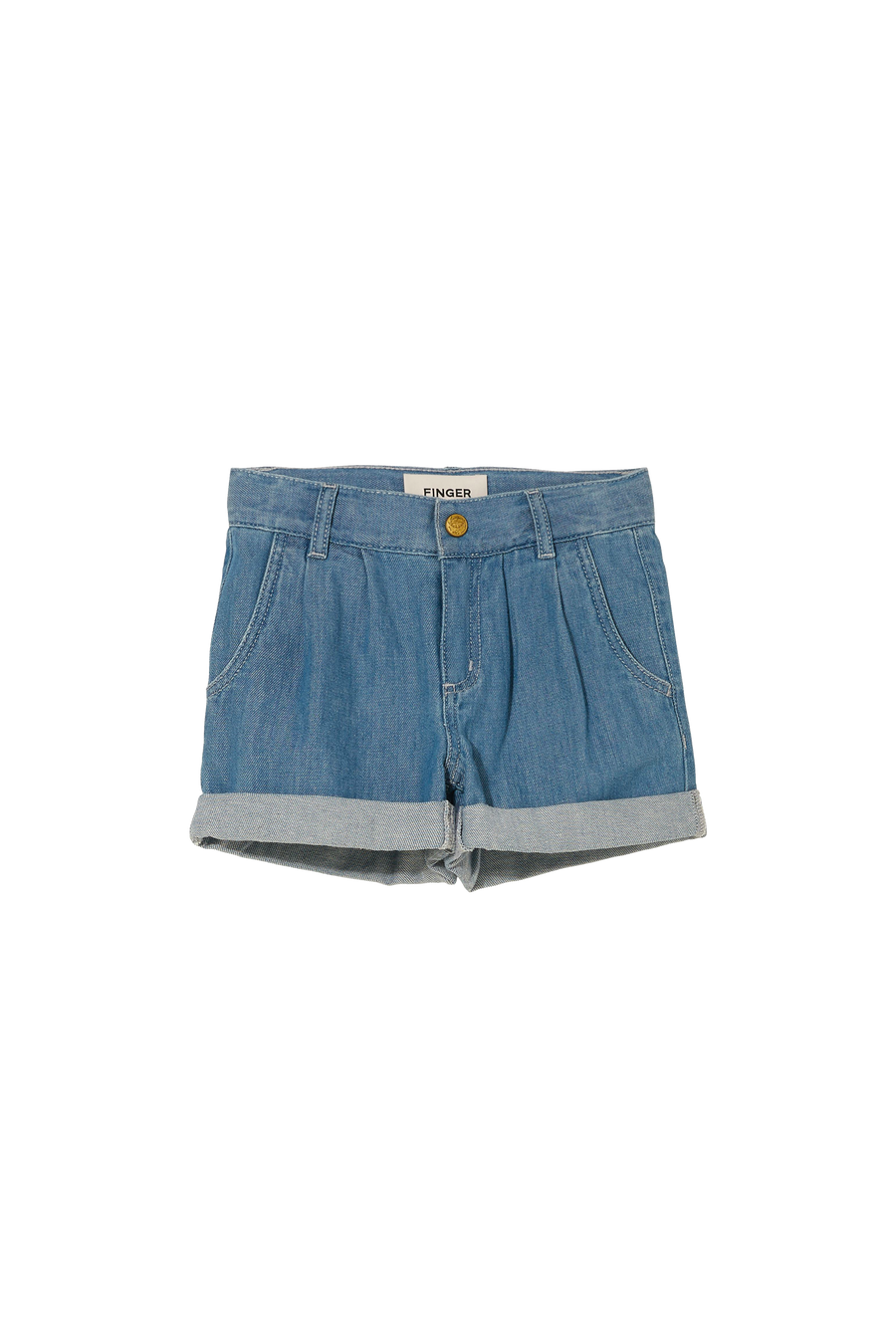 Finger in the Nose - Shorts - MARLIE Bleached Blue - Loose Fit Shorts