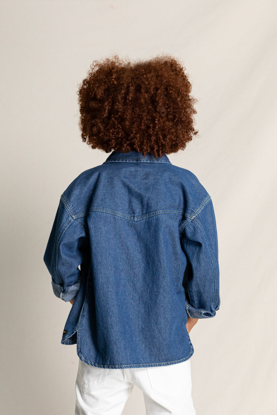 Finger in the Nose - Tops - NEW DUSK Blue Denim - Long Sleeve Shirt