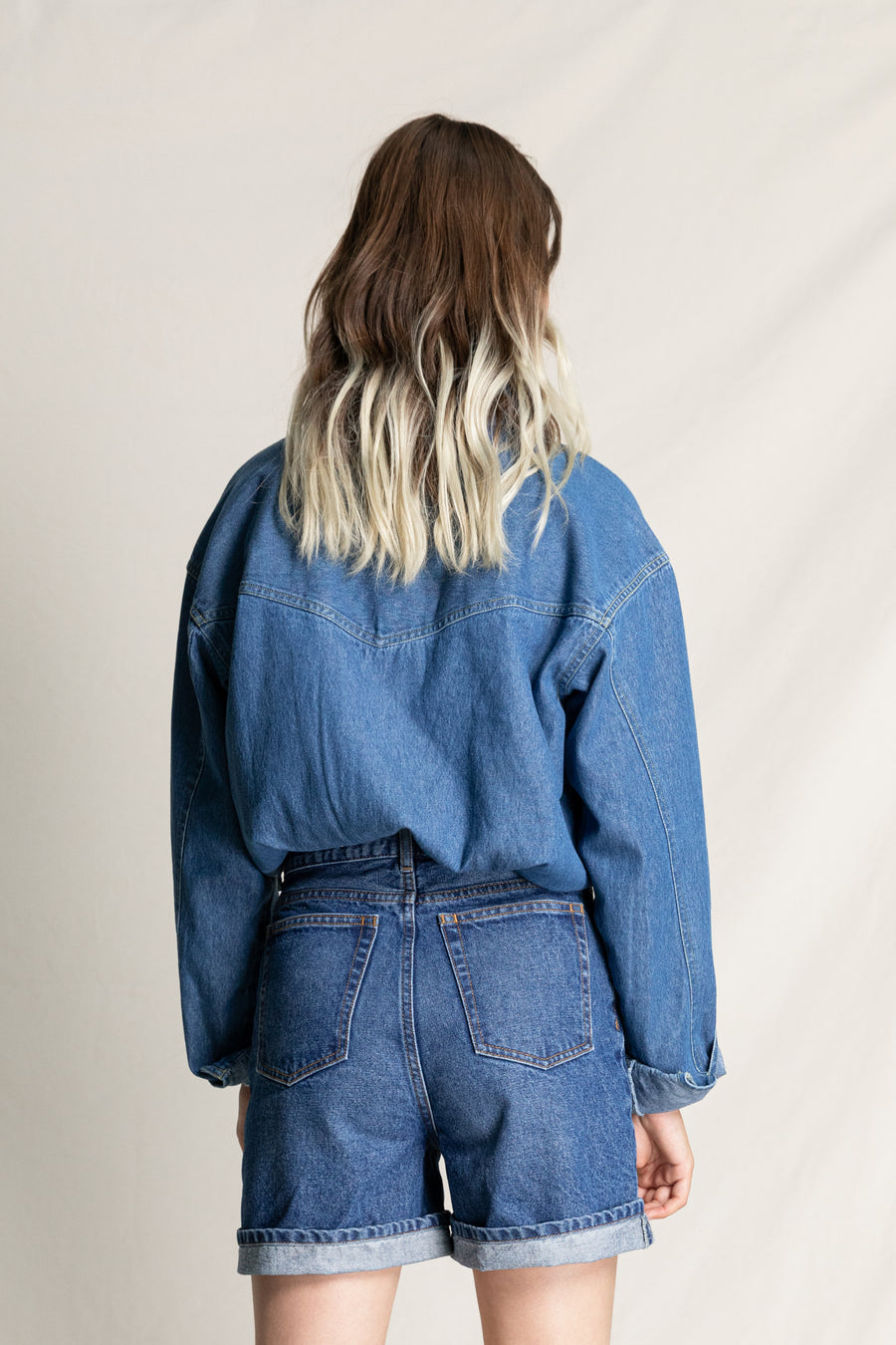 Finger in the Nose - Tops - NEW DUSK Blue Denim - Long Sleeve Shirt