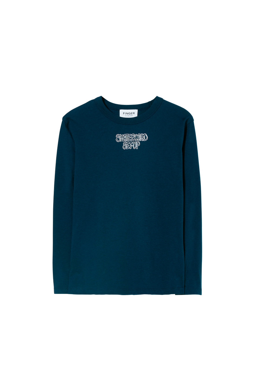 NICO Navy Skateboard - Long Sleeve T-shirt