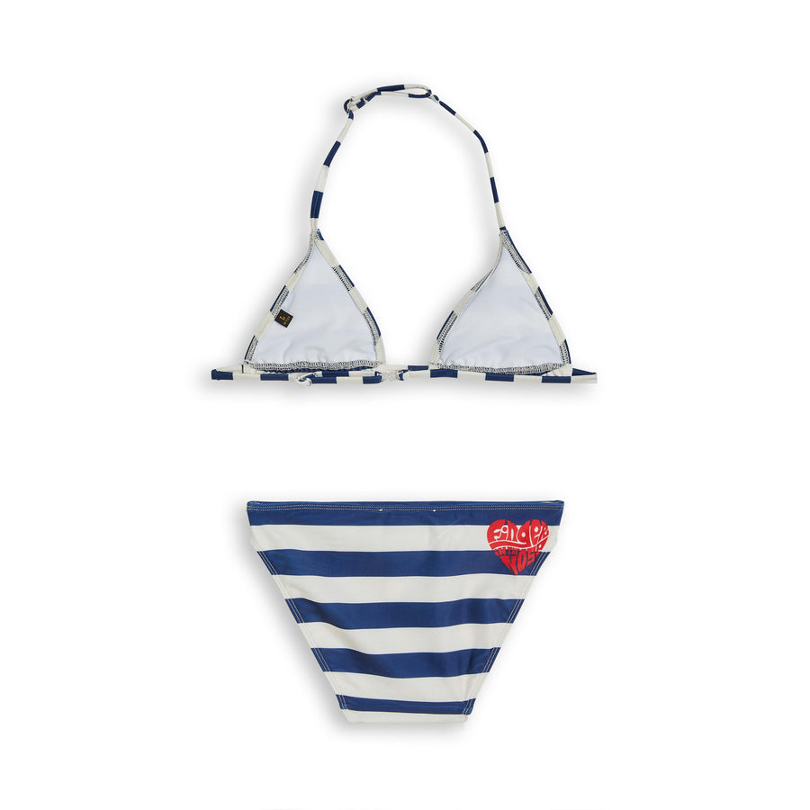 Noumea Navy Stripes - Triangle Bikini