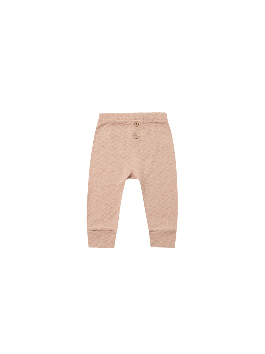 Pointelle Pajama Pant Dark Petal