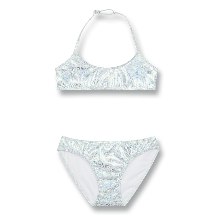 Rio White Hologram - Girl Bandeau Bikini