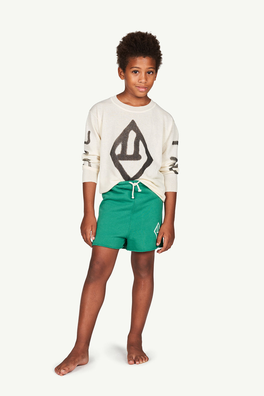 The Animals Observatory - Pants - Hedgehog Kids+ Trousers Green Logo