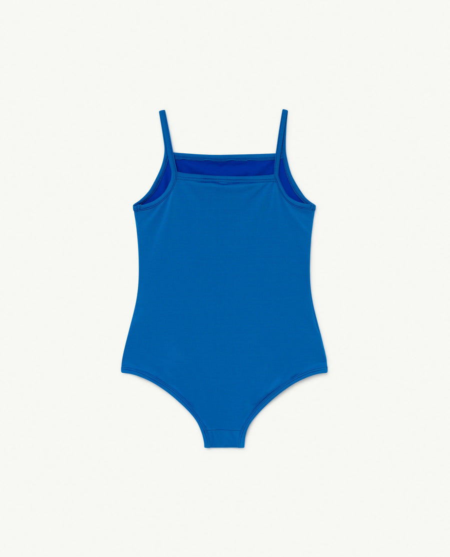 The Animals Observatory - Swimwear - Octopus Kids Swimsuit Blue Dolphin