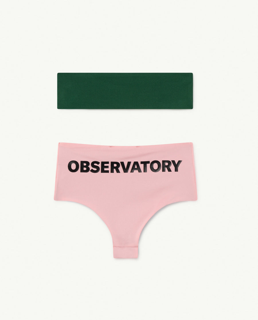 The Animals Observatory - Swimwear - Triton Kids Bikini Pink Observatory