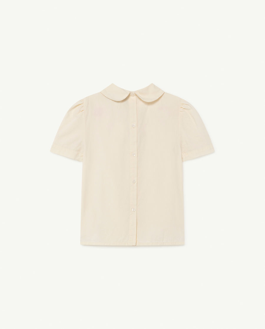 The Animals Observatory - Tops - Canary Kids Blouse Red Logos