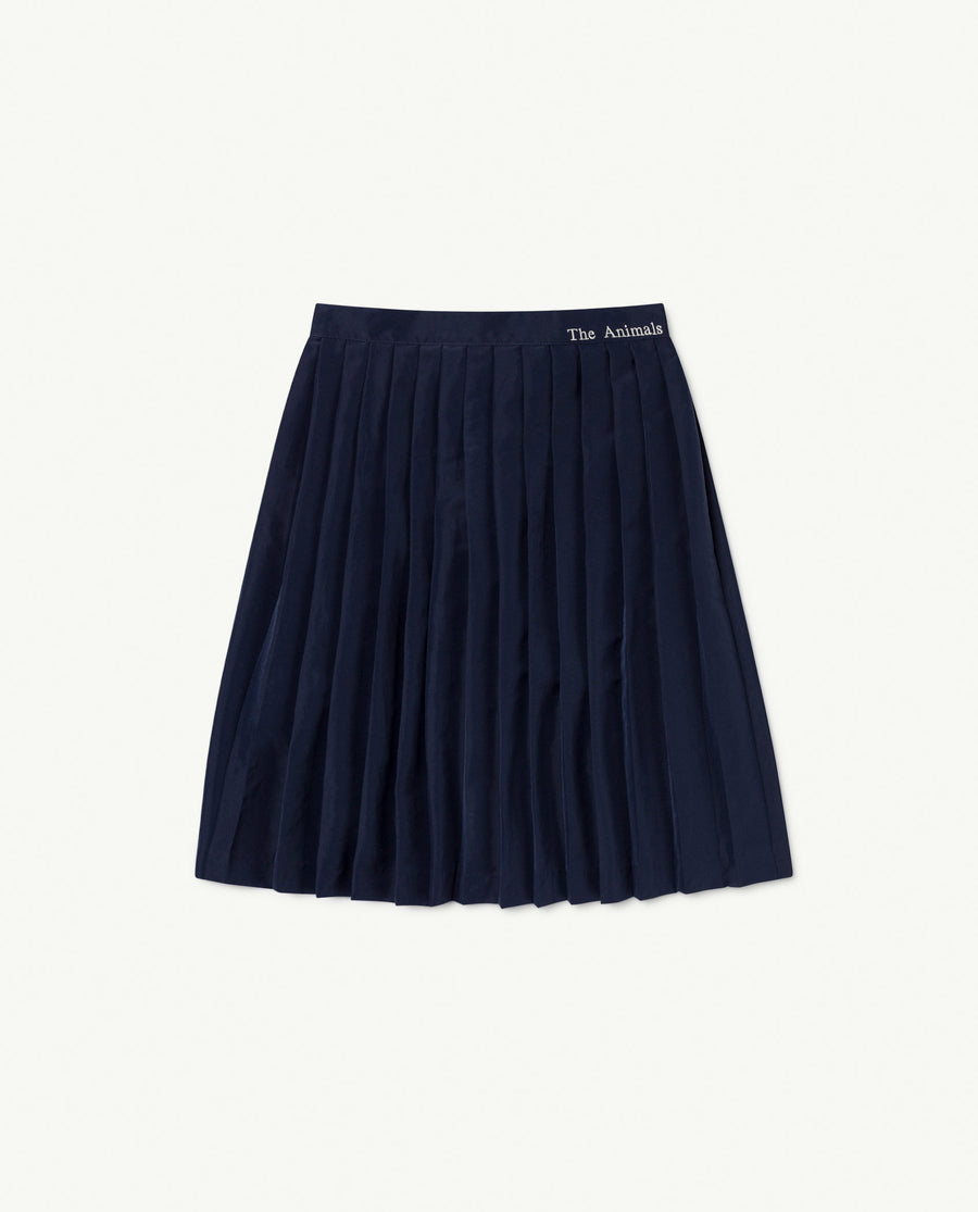 Cat Kids Skirt Navy The Animals