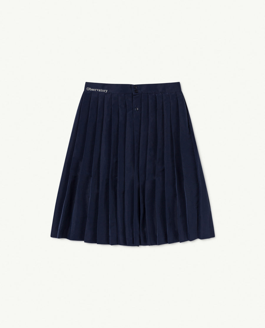 Cat Kids Skirt Navy The Animals