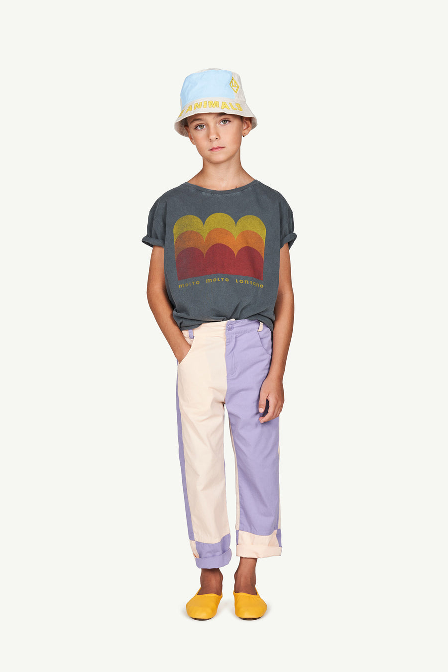 Colt Kids Trousers Bicolor Purple Logo