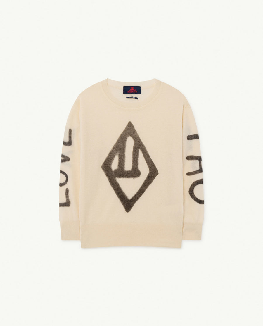 Bull Kids+ Sweater White Logo