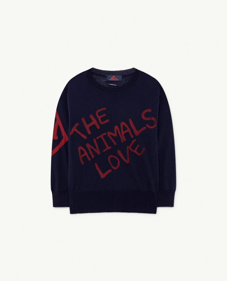 Bull Kids+ Sweater Navy The Animals